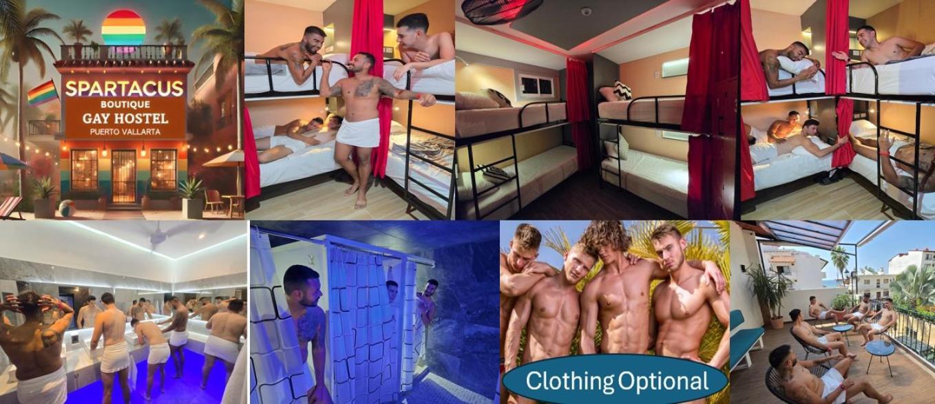 Spartacus Hostel Boutique For Men Puerto Vallarta Dış mekan fotoğraf