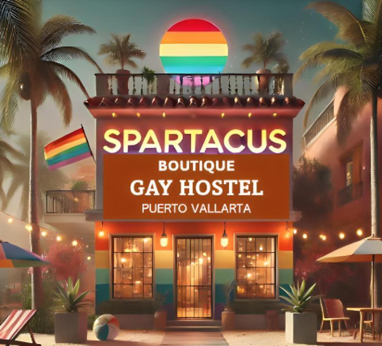 Spartacus Hostel Boutique For Men Puerto Vallarta Dış mekan fotoğraf